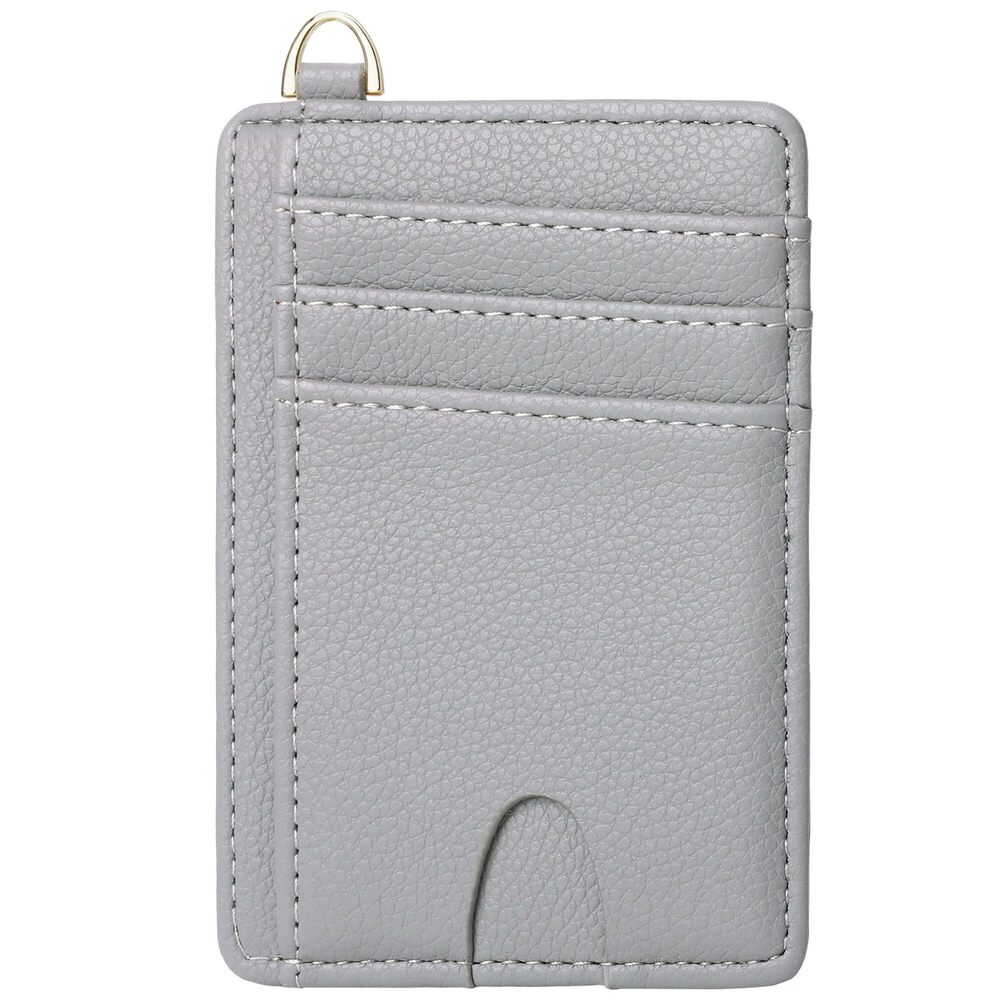 7281 Slim Minimalist Front Pocket Wallet RFID Blocking Credit Card Holder &
